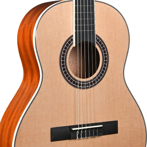 Guitare classique de haute qualité guitare en épicéa débutant adulte guitare acoustique jaune orange - Product Image 1