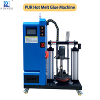 Machine à coller à chaud automatique à platine unique de 20 kg pour colle thermofusible PUR 5 gallons, pour toutes les industries