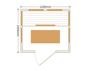 Gyoyo <span class=keywords><strong>Sona</strong></span> — panneau de Sauna à vapeur humide, avec fenêtres de transparent, commande par ordinateur, pour la maison - Product Image 3