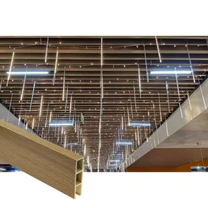 친환경 천장 타일 가정용 소박한 구리 컬러 PVC 패널 천장