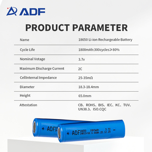 Batería <span class=keywords><strong>de</strong></span> <span class=keywords><strong>Litio</strong></span> Original <span class=keywords><strong>de</strong></span> 7.4v <span class=keywords><strong>18650</strong></span>, Alta Temperatura, 3.7v 1800mah, Batería Recargable <span class=keywords><strong>de</strong></span> <span class=keywords><strong>Iones</strong></span> <span class=keywords><strong>de</strong></span> <span class=keywords><strong>Litio</strong></span>, Li-Ion <span class=keywords><strong>18650</strong></span> - Product Image 3