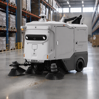 Balayeuse électrique autonome VR20 sans conducteur, robot de balayage autonome, machine de nettoyage de sols industriels, bac à poussière de 150 L, 48 V