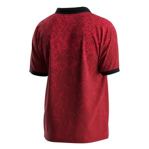 Camiseta de Fútbol con Control de Humedad, Cuello Polo con un Solo Botón, Tejido de Secado Rápido y Opciones de Adornos Personalizados para Juego en el Estadio - Product Image 3