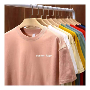 เสื้อยืดผู้ชายแขนสั้นทรงโอเวอร์ไซส์คุณภาพสูง ผ้าฝ้าย 100% สั่งทำได้ ระบายอากาศดี เป็นมิตรกับสิ่งแวดล้อม พิมพ์ลายซิลค์สกรีน พลัส - Product Image 1