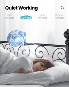 Ventilador Portátil USB Recargable al por Mayor con Batería de 2000mAh y Control de 3 Velocidades para Uso Doméstico y en Coche - Product Image 4