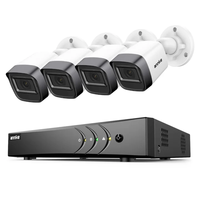 ANNKE 8CH 3K(5MP) Lite H.265 + DVR Hybride avec 4pcs 2MP TVI 20M Smart EXIR IR IP67 Bullet Caméra CCTV Système de Sécurité