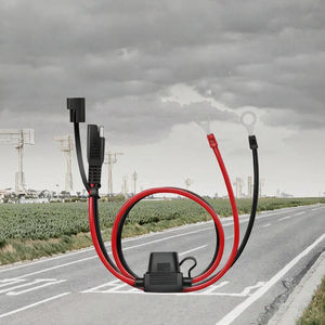 1.5 मीटर की बैटरी कनेक्टर 16 वाट से रिंग टर्मिनल हार्नेस के लिए 15 ए फ्यूज के साथ रिंग टर्मिनल हार्नेस के लिए - Product Image 2