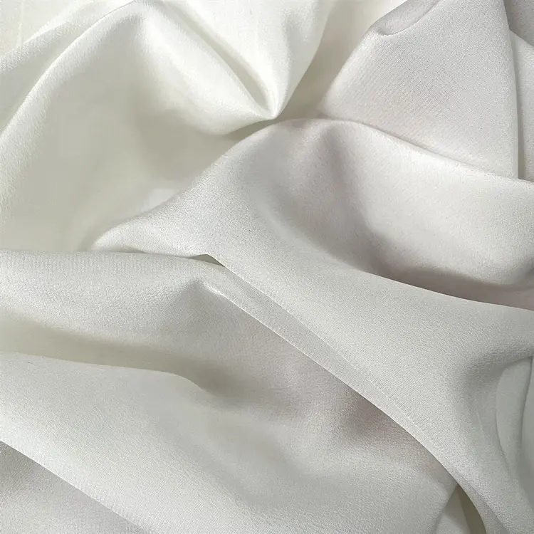 100% raw silk crepe de chine 23mm silk crepe wedding dress silk fabric