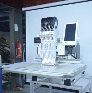 automatic hot-fix sequin machine computerized feeding vinyl spangle transfer pet film design