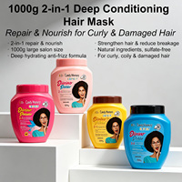 Promo Panas 1000g Perawatan Kondisioner 2-in-1 Ukuran Salon Anti Frizz Melembapkan Memperbaiki Rambut Kering Rusak
