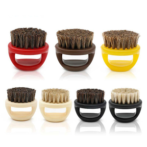 Brosse à barbe et à cheveux pour hommes, à <span class=keywords><strong>poils</strong></span> <span class=keywords><strong>de</strong></span> <span class=keywords><strong>sanglier</strong></span> doux, avec logo personnalisé, pour le <span class=keywords><strong>rasage</strong></span> du visage et des jointures, et brosse à doigts en <span class=keywords><strong>poils</strong></span> <span class=keywords><strong>de</strong></span> <span class=keywords><strong>blaireau</strong></span> pour barbier - Product Image 2