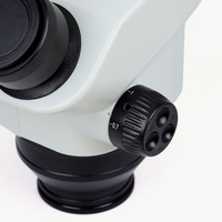 Compound Trinocular Metallurgical Head Digital Inspection Microscope 7-50X Magnification White