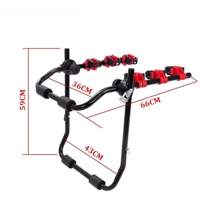 <span class=keywords><strong>Portabici</strong></span> da <span class=keywords><strong>Auto</strong></span> per 3 Biciclette in Acciaio, Montaggio Posteriore per Viaggi e MTB - Product Image 3