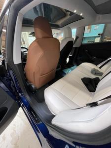 Custom Nappa Leather Car <strong>Seat</strong> <strong>Cover</strong> Waterproof Breathable Luxury Quality Fit for Tesla/Toyota/Subaru/Nissan <strong>Full</strong> <strong>Set</strong> 5 <strong>Seats</strong> 3 - Product Image 6