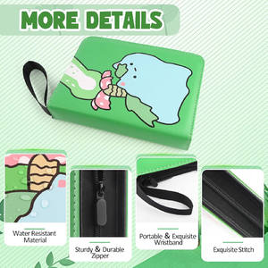 Album de collection de cartes premium avec 900 pochettes amovibles, reliure <span class=keywords><strong>à</strong></span> fermeture éclair, pour cartes de sport, cartes <span class=keywords><strong>à</strong></span> collectionner - Product Image 5