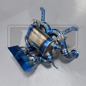Para <span class=keywords><strong>Lamborghini</strong></span> Aventador <span class=keywords><strong>SVJ</strong></span> LP700-4 LP740-4 LP750-4 6.5l V12, Válvula de Escape de Titanio OEM, Diseño de Tubo en X con Puntas de Dirección - Product Image 4