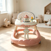 Poussettes pliantes pour tout-petits Lemoon 619, porte-bébés, cadre en plastique, design en tissu léger, capacité de 20 kg, pour les enfants de 6 mois à 3 ans