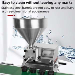 Ligne de remplissage automatique intelligente à écran tactile pour gâteaux et churros, petite machine de remplissage de pâte et de liquides pour boulangeries et laiteries - Product Image 6