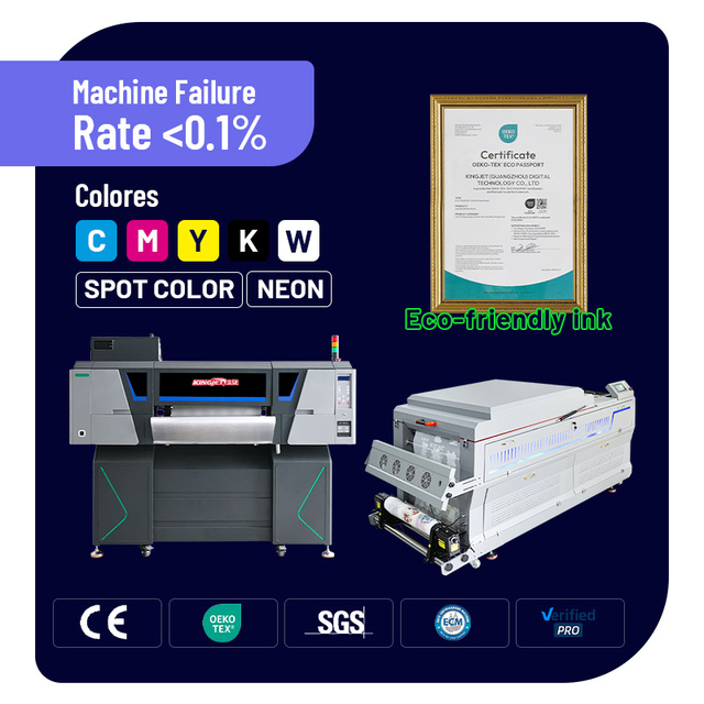 Upgraded 60cm Dtf Printer Dual Head Dtf Printer Powder Dryer Machine Powder Shaker Imprimante Dtf Printer 24 Inch