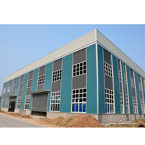Edificio prefabricado industrial de gran envergadura, estructura de acero galvanizado, taller, diseño de fábrica para construcción - Product Image 4