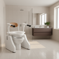 Rehausseur de siège de toilette électrique pour personnes âgées