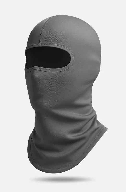 Masque gris foncé