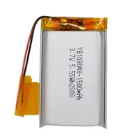 Rechargeable Lipo Li-Polymer Battery, 103048, 1500 mAh