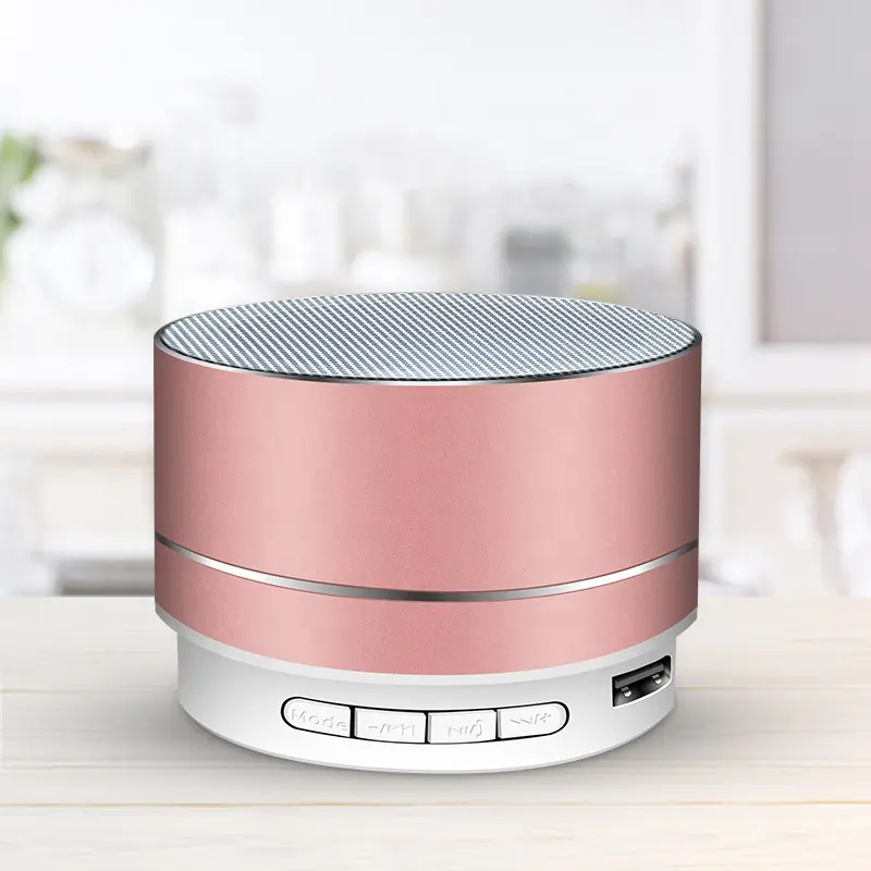 Factory cheapest promotion gift A10 home theater portable music mini wireless speaker with led light