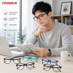 Nuevas Gafas de Lectura Clásicas Ligeras 1.50 Negras para Presbicia, Gafas de Moda Unisex con Montura Cuadrada de PC para Hombre y Mujer - Product Image 6