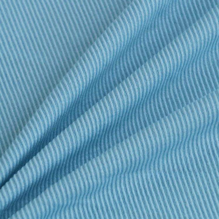 1309 # новый тип 65% R 30% T 5% SP ребристая трикотажная вискозная ткань для жилета, пуловера, повседневной одежды