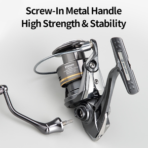 En stock <span class=keywords><strong>Moulinet</strong></span> de pêche spinning pour eau salée 2000-7000, Frein max 18kg, Zero Play, 6+1BB, Étanche, Équipement de pêche - Product Image 2