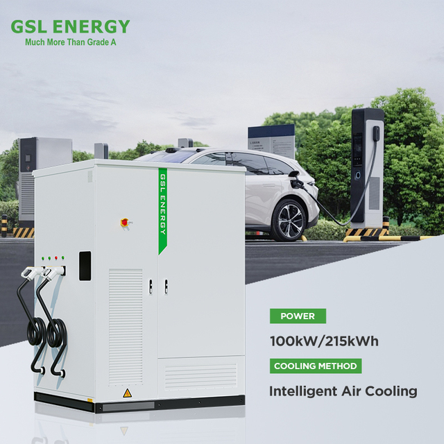 GSL Energy High Efficiency Smart BMS Management Outdoor Cabinet Industrial Commercial 261kWh LiFePO4 Battery PV Storage system