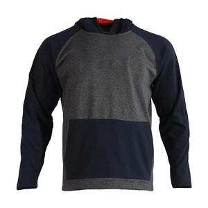 Sudadera con capucha de invierno cómoda para hombre, sudadera con estampado de patrón sólido, Material de poliéster/algodón, serigrafía teñida lisa - Product Image 1