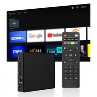 Boîtier TV Android 4K avec processeur Rockchip RK3566 Quad Core, 2 Go de RAM, 16 Go de stockage, WiFi et Ethernet 1000 Mbps pour affichage numérique et streaming