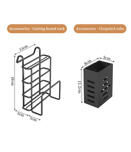 <span class=keywords><strong>Escurridor</strong></span> de <span class=keywords><strong>platos</strong></span> y tazones de 2 niveles para encimera de cocina, de acero al carbono, organizador de secado y almacenamiento para encimera de cocina. - Product Image 6