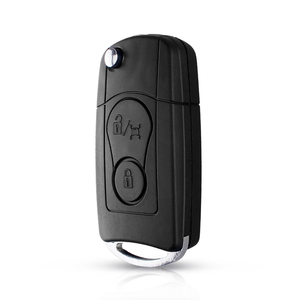 Clé de voiture pliable à distance modifiée à 2 boutons, coque de clé vierge non taillée pour <span class=keywords><strong>SsangYong</strong></span> Actyon <span class=keywords><strong>Kyron</strong></span> Rexton - Product Image 2