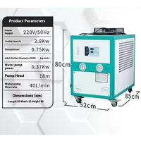 Haute efficacité automatique écologique à faible bruit refroidi à l'eau refroidisseur de refroidissement par injection refroidi à l'air machine de galvanoplastie laser