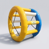 Roues flottantes gonflables de haute qualité pour la marche sur l'eau, rouleaux gonflables pour parcs aquatiques et lacs