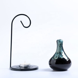 Nuove Idee Prodotto 2026: Decorazione Casa, Bruciatore di Oli Essenziali in Ceramica Colorata a Forma di Calderone, Portacandele in Ceramica - Product Image 3