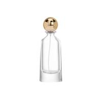 Flacons de parfum de luxe en verre 100 ml, ronds, avec pulvérisateur à sertir, bouchon couronne, vides, rechargeables, pour crème visage et diffuseur à bâtonnets