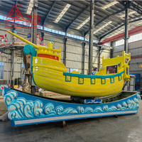 Manège Pirate Ship Fun Game pour enfants, bateau pirate volant et rotatif, à vendre