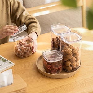 Large plastic storage bins with lids clear container organizer pp food clear storage bins cereal container
