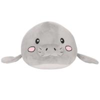 Peluche de lion de mer rembourrée en polyester, peluche personnalisable en forme de phoque, peluche de lion de mer brodée avec services OEM ODM