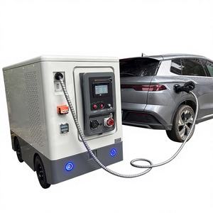 Estación de Carga Rápida para Vehículos Eléctricos, Estación de Carga Móvil para Exteriores, Estación de Carga Móvil que Funciona con Monedas - Product Image 1