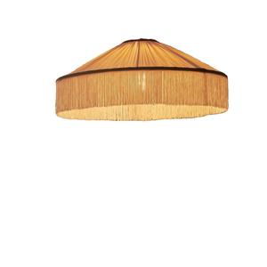 Lustre rond bohème crème français vintage japonais à pampilles, LED E26, hauteur réglable pour chambre et salon - Product Image 5