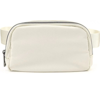 Sac de ceinture en Nylon pour femmes et hommes, sac banane de Yoga personnalisé unisexe, mini sac à bandoulière de poitrine pour filles, sac de ceinture lulu pour voyage
