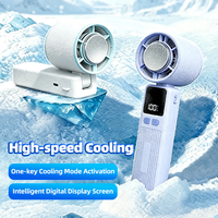 Ventilateur de refroidissement portable AntarcChill, plaque de refroidissement semi-conductrice, 3000 mAh, rechargeable, mini, à suspendre au cou, pliable, turbo de bureau