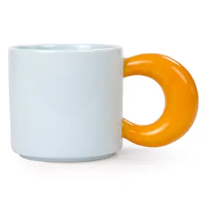 Custom Promotional Laser Ceramic Mug With Custom Design And Cover Mug Holiday Gift Water Coffee Mug
