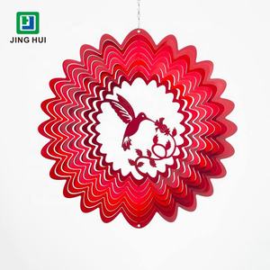 ระเหิดสีขาวทองเหลืองสแตนเลสแขวนต้นไม้ตกแต่งเครื่องประดับช่องว่างลมปินเนอร์ - Product Image 4