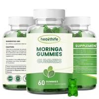 Compléments alimentaires à base de feuilles de Moringa, marque privée Healthife, OEM, gommes de Moringa pour soutenir la santé immunitaire